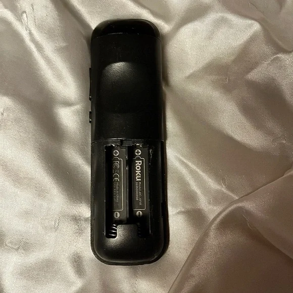 Roku TV Black and Purple Remote Control - Picture 4 of 5